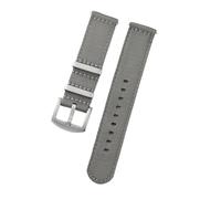 NBCNZCTSAS 20mm 22mm Nylon Watch Strap Premium Smooth Soft Nylon Sport Replacement Band Quick Release Universal Canvas Bracelet Watchband(A4.grey,22mm)