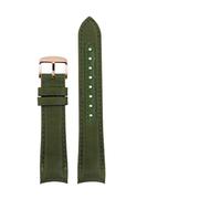 NBCNZCTSAS 20mm 22mm Strap Fit For Omega Fit For Seamaster 300 Leather Nylon Canvas Wrist Bracelet Fit For Rolex Water Ghost Curved End Watch Band(Army Green rg,20mm)