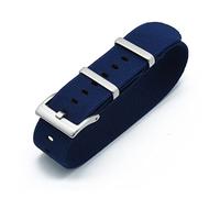 NBCNZCTSAS 20mm 22mm Watch Strap Fit For Nato Elastic Nylon(Navy Blue,20mm)