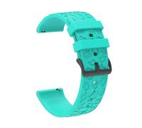 NBCNZCTSAS 20mm Engraved Strap Fit For Samsung Galaxy Watch 6 Classic 43 47mm 5 4 40 44mm 5Pro 45mm Silicone Sport Bracelet Gear S3 Active Band(Leopard-MintU)
