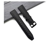 NBCNZCTSAS 20mm Silicone Leather Straps Fit For Huawei Watch For Samsung Gear S3 Sport For Amazfit GTR 47mm For Xiaomi For Haylou Solar 22mm Band(Nero,22mm)