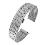 NBCNZCTSAS 22MM 23MM Bracelet Band Fit For Seiko Fit For Citizen Watchband Fit For Blue Angel AT8020 Fit For Eagle In The Air JY8078 Stainless Steel Strap Solid Wristband(Silver,23mm)