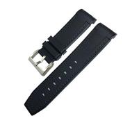 NBCNZCTSAS 22mm 23mm Curved End Rubber Silicone Watchband Fit For Blancpain Fifty Fathoms Fit For Tudor Fit For CITIZEN Series Watch Strap Tools(Black Black,22mm)