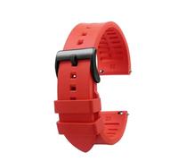 NBCNZCTSAS 23mm 24mm Fluorine rubber watchband Fit For Casio Fit For G-SHOCK PRW-6600 PRG-600YB 650 PRW-60Y/50Y/70Y series Men Sport Waterproof strap(Red black,24mm)