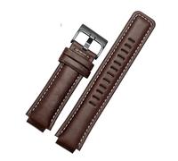 NBCNZCTSAS 24 * 16MM Fit For TIMEX Tide Canvas Convex Strap Male Compass Bracelet T2N721 T2N720 TW2T76500 TW2T76300 Series Nylon Watchband(P06-Dark brown-B)