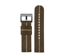 NBCNZCTSAS 24mm Men Nylon Strap Fit For Casio Fit For PROTREK PRW-6600 PRG-600YB PRG-650 GA2000 Quick release Sport fashion Canvas WatchBand Bracelet(Brown rice-black)