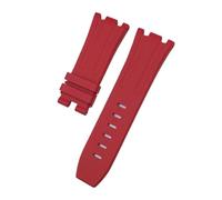 NBCNZCTSAS 28mm 30mm FKM Fluororubber Watchband Fit For AP Fit For Audemars Belt Fit For Piguet Fit For ROYAL OAK OFFSHORE 15710 15703 Watch Strap Bracelet(Black 01,30MM_NO BUCKLE)