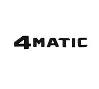 NBCNZCTSAS 3d 4MATCI 4 MATIC Letters Car Trunk Emblem Badge Fit For Mercedes Benz W203 W204 W205 W176 4matic Emblem Logo Sticker Accessories(Matt Black 14-16)