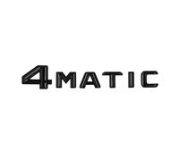 NBCNZCTSAS 3d 4MATCI 4 MATIC Letters Car Trunk Emblem Badge Fit For Mercedes Benz W203 W204 W205 W176 4matic Emblem Logo Sticker Accessories(Glossy Black 14-16)