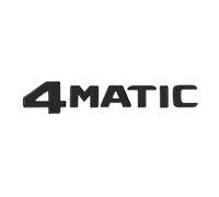 NBCNZCTSAS 3d 4MATCI 4 MATIC Letters Car Trunk Emblem Badge Fit For Mercedes Benz W203 W204 W205 W176 4matic Emblem Logo Sticker Accessories(Glossy Black 17-23)