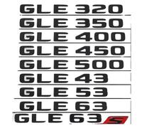 NBCNZCTSAS 3D ABS Car Rear Trunk Badge Sticker Star Logo GLE 320 350 400 450 500 43 63 S Emblem Fit For Mercedes AMG W66 W167 C292 Accessories(Glossy Black,AMG(Trunk Letters))