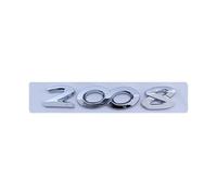 NBCNZCTSAS 3D ABS Chrome Car Letters Sticker Rear Trunk Emblem Badge Fit For Peugeot 2008 3008 4008 5008 Logo Letters Accessories(2008 Silver)