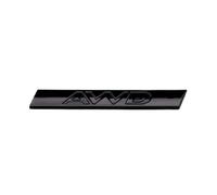 NBCNZCTSAS 3D ABS Silver Black AWD Logo Emblem Car Rear Trunk Badge Decal Fit For Jaguar XE XJL F-PACE AWD Sticker Auto Styling Accessories(Nero)