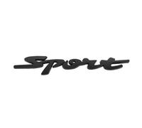 NBCNZCTSAS 3D Metal Chrome Black Red Sport Logo Letters Car Emblem Badge Decal Fit For Suzuki Swift ZC31 ZC32 ZC33S Sport Sticker Accessories(Nero)