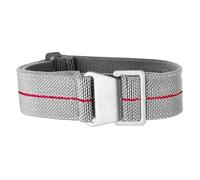 NBCNZCTSAS 60's French Army Parachute Elastic Nylon Watchband Fit For Seiko Fit For Water Ghost Fit For Tudor Fit For Rolex Watch Strap 18mm 20mm 22mm(Gray red-S,20mm)