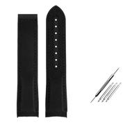 NBCNZCTSAS 8 colors Curved end Strap Fit For Omega Fit For Seamaster 300 Fit For Ocean Speedmaster 8900 Fit For Planet Ocean 20m 22mm Fabric Nylon Rubber Men WatchBand(Black no bucke,22mm)