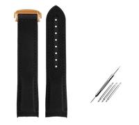 NBCNZCTSAS 8 colors Curved end Strap Fit For Omega Fit For Seamaster 300 Fit For Ocean Speedmaster 8900 Fit For Planet Ocean 20m 22mm Fabric Nylon Rubber Men WatchBand(Black rose gold,22mm)