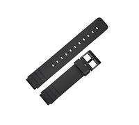 NBCNZCTSAS Black Sport Silicone Strap Fit For Casio MQ-24 16mm Watch Accessories Premium Elastic Rubber Replacement Bracelet Watch Band(1)