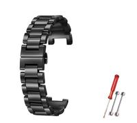 NBCNZCTSAS Black White Pearl Ceramic Watch Band Fit For Mk Women's Bracelet MK6985 MK5896 MK5354 MK5774 Ceramic WatchStrap 20.12mm(Black-silver,20.12mm)