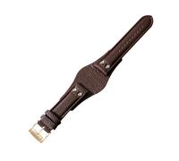 NBCNZCTSAS Breathable Skin Friendly Leather Watchbands Fit For Fossil Ch2564 Ch2565 Ch2891 Ch3051 Series Strap 22mm(Brown(LZ)-Rose-K8)