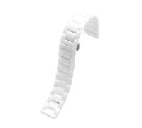 NBCNZCTSAS Ceramic Strap 14 16mm 18mm 20mm 21mm 22mm Fit For Seiko/Fit For Tissot/Fit For Armani/Fit For Citizen/Fit For Omega/Fit For Ck Men's And Women's Bracelet(Bianco,21mm)