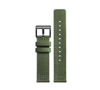 NBCNZCTSAS Double Sided Canvas Watch Strap With Breathable And Soft Fit For Hamilton/Fit For Seiko/Fit For CITIZEN/Fit For SEA-GULL Watch 18mm20 22mm Watch Accessories(Army Green bk,18mm)