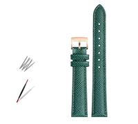 NBCNZCTSAS Fashion Leather Watch Band Fit For Armani Fit For Timex Fit For Gucci Fit For Fossil Fit For Casio Watch Strap Women Bracelet 10 12mm 14mm 16mm 18mm(Green-rose gold,12mm)