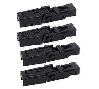 NBCNZCTSAS Fit for BMW 5 Series E39 520i/523i/525i/528i/530i/535i/540i/M5 1996-2003 Car Front Wiper Blade Arm Lock Clip Nut Rocker Cap Cover(4Pc)