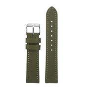 NBCNZCTSAS Fit For Breitling Nylon Leather Watch Strap Fit For Seawolf Blackbird Fit For Avenger Tudor Fit For Black Shield Canvas Watchband 20 22mm 24mm Men Bracelet(Army green steel pin,22mm)