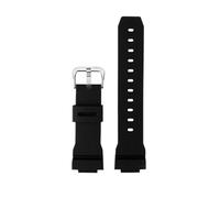 NBCNZCTSAS Fit For Casio Fit For G-Shock GM-2100 GM-S2100 GA-2100 GM-5600/GA5600 Resin watch strap men Black green blue Rubber Sports sweat watchband(Black silver pin)