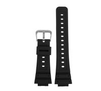 NBCNZCTSAS Fit For CASIO Fit For G-Shock Resin Silicone Strap GA2100 GW6900 GD120 DW5600 5610 DW5700 Small Square Man Sport Watchband Watch Accessories(Black Silver)