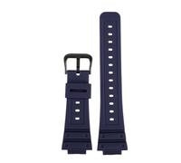 NBCNZCTSAS Fit For CASIO Fit For G-Shock Resin Silicone Strap GA2100 GW6900 GD120 DW5600 5610 DW5700 Small Square Man Sport Watchband Watch Accessories(Blue black)