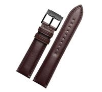 NBCNZCTSAS Fit For Fossil Retro Waterproof Leather Watch Strap For Men's Q Intelligent FTW1114 ME3110 FS5436 Series Watchband 20 22mm(B-brown-black,24mm)