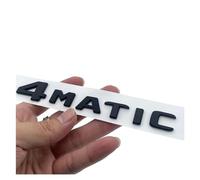 NBCNZCTSAS Fit For Mercedes Fit For Benz A B C E G S ML SL CL GLA CLA Class AMG 4MATIC 4 MATIC Trunk Chrome Matte Black Letters Emblem Badge Sticker(Matte black)