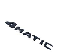 NBCNZCTSAS Fit For Mercedes Fit For Benz A B C E G S ML SL CL GLA CLA Class AMG 4MATIC 4 MATIC Trunk Chrome Matte Black Letters Emblem Badge Sticker(Glossy black)