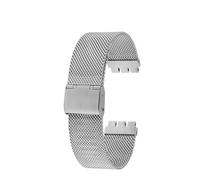 NBCNZCTSAS Fit For Milan Metal Watch Strap Fit For SWATCH YCS YAS YGS IRONY Stainless Steel Watchband 17mm 19mm 20mm Men Women Breathable Bracelet(Silver,19mm)