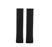 NBCNZCTSAS Fit For Patek Philippe Watch Strap Rubber Grenade 5164 5167 Series Wristband Waterproof Soft Silicone Men's Watch Band 21mm Bracelet(Black-no clasp)