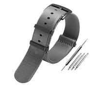 NBCNZCTSAS Fit For Rolex Fit For SEIKO Fit For MIDO Nylon watchband 20 22 silky waterproof black canvas khaki movement Watch Strap Stainless steel watch buckle(A4 black buckle,20mm)