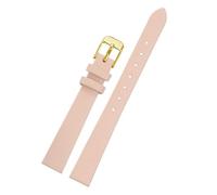NBCNZCTSAS Fit For Swarovski Rhinestone Leather Watch Strap 5158517/5158972 Quick Release Women's Watch band 12 14mm 16mm 18mm Bracelet(Pink-gold,12mm)