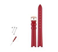 NBCNZCTSAS Leather Watch band 14x5mm 16x10mm 12x5mm Fit For Gucci GC YA141401 YA141505 Bracelet Notched Watch Strap Women Watch chain(Red rosegold,14x4mm)