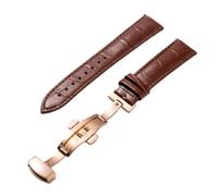 NBCNZCTSAS Leather Watchband With Clasp Bands Croco Bracelet Fit For Pulseira Watch Sized In 14 16 18 19 20 21 22 24 Mm(Smokey Mauve,15mm)