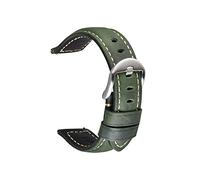 NBCNZCTSAS Leather Wristband Fit For Samsung Fit For Huawei Fit For Honor 20mm 22mm 24mm Waterproof Replacement Strap Band Watch Accessories(6 UK,24mm)