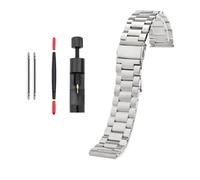 NBCNZCTSAS Matte Black Steel Belt 20mm 22mm Fit For Timex T49963 T49905 TW4B14200 Stainless Steel Strap Men Metal Watch Band(54-silver,20mm)