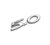 NBCNZCTSAS Metal 3.0 5.0 V6 V8 R S R-SPORT Logo Emblem Letter Sticker Car Tuning Fit For Jaguar XF XE XJ F E I PACE F D C E X TYPE Trunk(5.0)