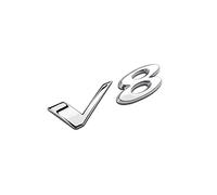 NBCNZCTSAS Metal 3.0 5.0 V6 V8 R S R-SPORT Logo Emblem Letter Sticker Car Tuning Fit For Jaguar XF XE XJ F E I PACE F D C E X TYPE Trunk(V8)