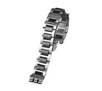 NBCNZCTSAS Metal Stainless Steel Watchband Bracelet Fit For Swatch YGS749G YCS Yas YGS IRONY Ceramic Men Women Watch Chain Strap 17mm 19mm 21mm(SWQ-02-black,19mm)