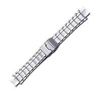NBCNZCTSAS Metal WatchBand Strap Bracelet Fit For Casio Fit For EDIFICE EFX-500D EFX500D EFX-500 Smartwatch Stainless Steel Watchbands(Silver)