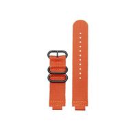 NBCNZCTSAS Nylon Watch Band Strap Fit For Casio AE-1200 AE-1300 AE-1000W Modified Nylon Wristband Men's Bracelet Accessorie 18mm(Orange bk)