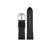 NBCNZCTSAS Quick-Release Fluororubber Watchband Fit For Luminox watch 3051 8800 3080 1820 7251 3050 Series Watch Strap 20 22 23mm(Black silver pin,22mm)