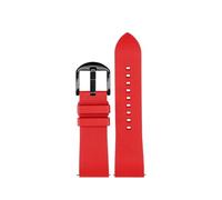 NBCNZCTSAS Quick-Release Fluororubber Watchband Fit For Luminox watch 3051 8800 3080 1820 7251 3050 Series Watch Strap 20 22 23mm(Red black pin,20mm)